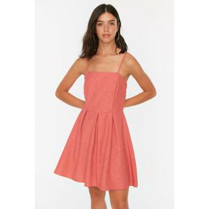 Trendyol Dried Rose Ruffle Dress