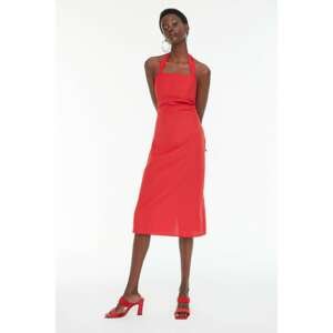 Trendyol Red Halterneck Dress