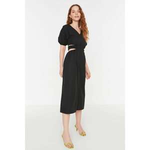 Trendyol Black Cut Out Detailed Dress