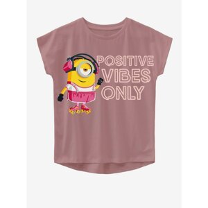 Pink girl T-shirt with print name it Jana - unisex