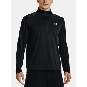 Under Armour T-Shirt UA Speed Stride 2.0 1/2 Zip-BLK - Mens