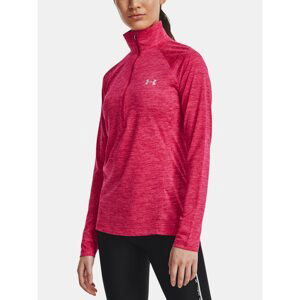 Under Armour T-Shirt Tech 1/2 Zip - Twist-PNK - Women