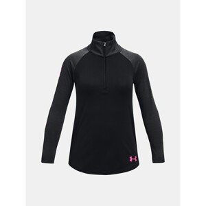 Under Armour T-Shirt Tech Graphic Half Zip-BLK - Girls