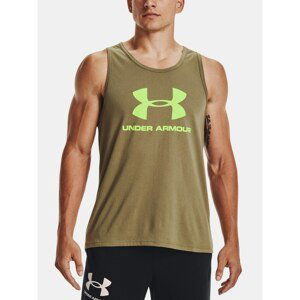 Under Armour Tank Top UA SPORTSTYLE LOGO TANK-GRN - Mens