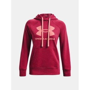 Under Armour Sweatshirt Rival Fleece Logo Hoodie-PNK - Women's