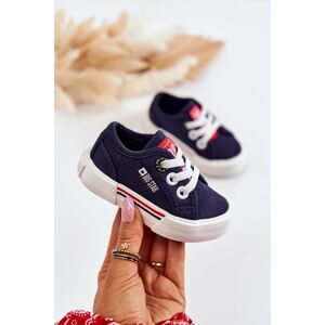 Kids classic sneakers Big Star - dark blue