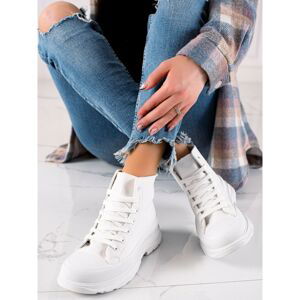 TRENDI WHITE HIGH SNEAKERS