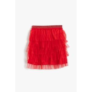 Koton Girl's Red Skirt