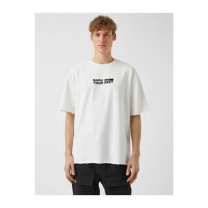 Koton T-Shirt - White - Oversize