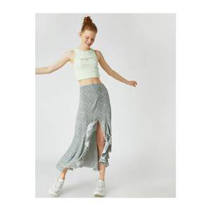 Koton Slit Midi Skirt