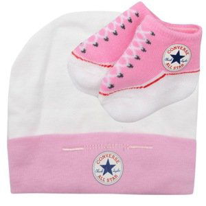 Converse Baby Hat and Bootie Gift Set