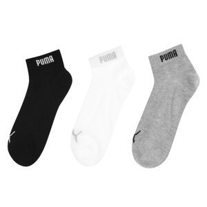 Pánske ponožky Puma 3 Pack Quarter Sock