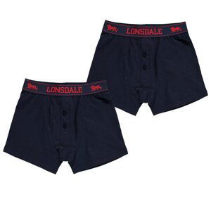 Lonsdale 2 Pack Boxers Junior