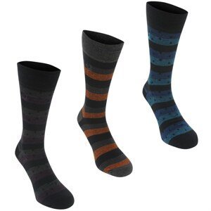 Pierre Cardin 3 Pack Fashion Socks Mens