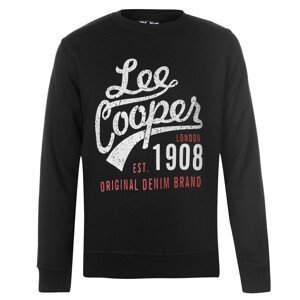 Lee Cooper Crew Logo Sweater Mens