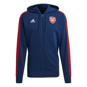 Adidas Arsenal 3-Stripes Full-Zip Hoodie Mens