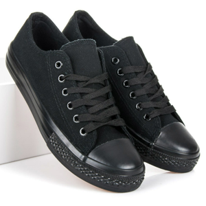 SHELOVET BLACK SNEAKERS