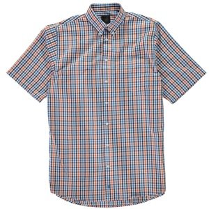 Fusion ZigZag Checked Short Sleeve Shirt Mens