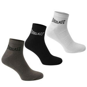 Everlast Quarter Socks 3 Pack Childrens