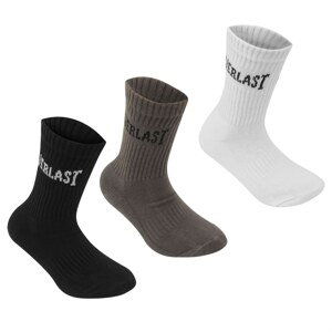 Everlast 3 Pack Crew Socks Childrens