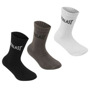 Everlast 3 Pack Crew Socks Junior