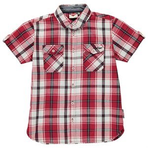 Lee Cooper Short Sleeve Check Shirt Junior Boys