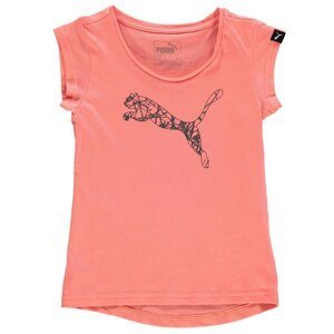 Puma Cat Logo T Shirt Infant Girls