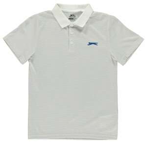 Slazenger Micro Stripe Polo Shirt Junior Boys