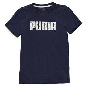 Puma Logo T Shirt Junior Boys