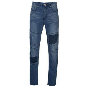 D555 Newport Rips and Repairs Biker Jeans Mens