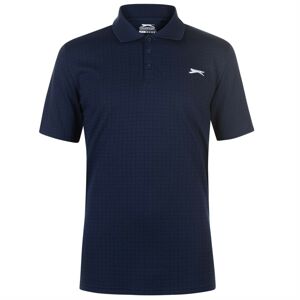 Slazenger Check Golf Polo Mens