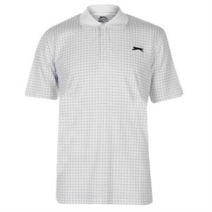 Slazenger Check Golf Polo Mens