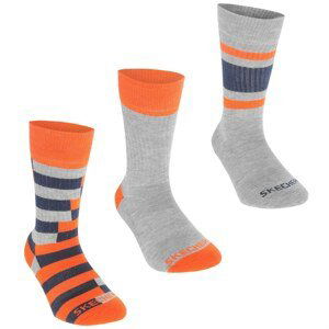 Skechers 3 Pack Crew Socks Junior Boys