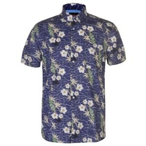 Pierre Cardin Tropical Short Sleeve Shirt Mens