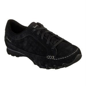 Skechers Bikers Lace Trainers Ladies