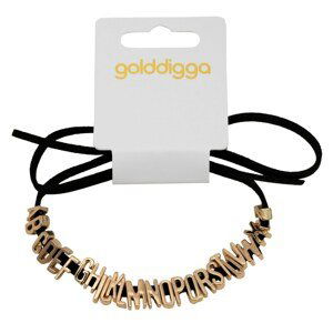 Golddigga Letter Bracelet Womens