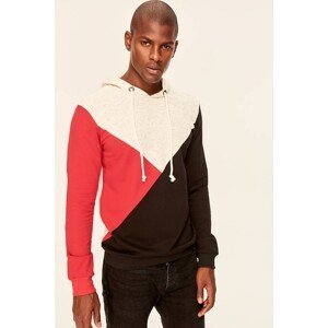 Trendyol Ecru Hooded Sweatshirt-Men's-Panel