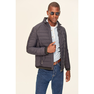 Trendyol Navy Men's Coat-Pocket Zippered