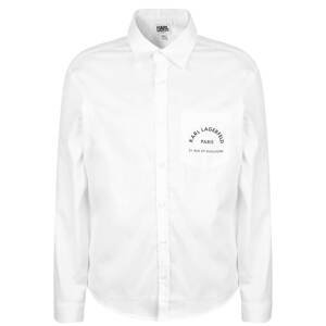 Karl Lagerfeld Boys Logo Skool Pocket Shirt