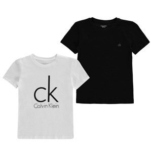 Calvin Klein Boys 2 Pack Big Logo T-Shirts
