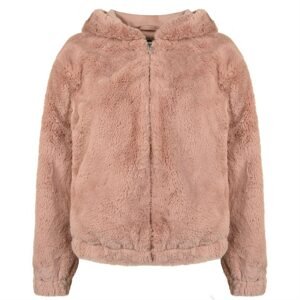 French Connection Faux Fur Hooded Jacket