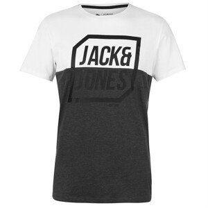 Jack and Jones Half Logo T Shirt Mens