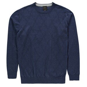 Fusion Textured Crew Neck Jumper Mens