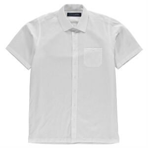 Jonathon Charles Short Sleeve Linen Mix Shirt Mens