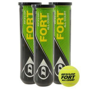 Dunlop Fort All Court Tennis Balls (4 Ball Tube)