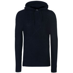 Firetrap Blackseal Cable Knit Hoodie