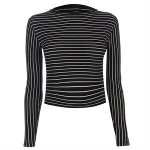 Firetrap Blackseal Long Sleeve Striped T Shirt