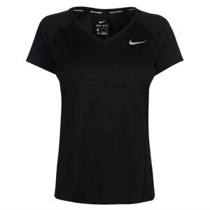 Nike V Neck Miler Running Top Ladies