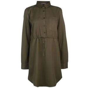 Kangol Long Sleeve Shirt Dress dámske