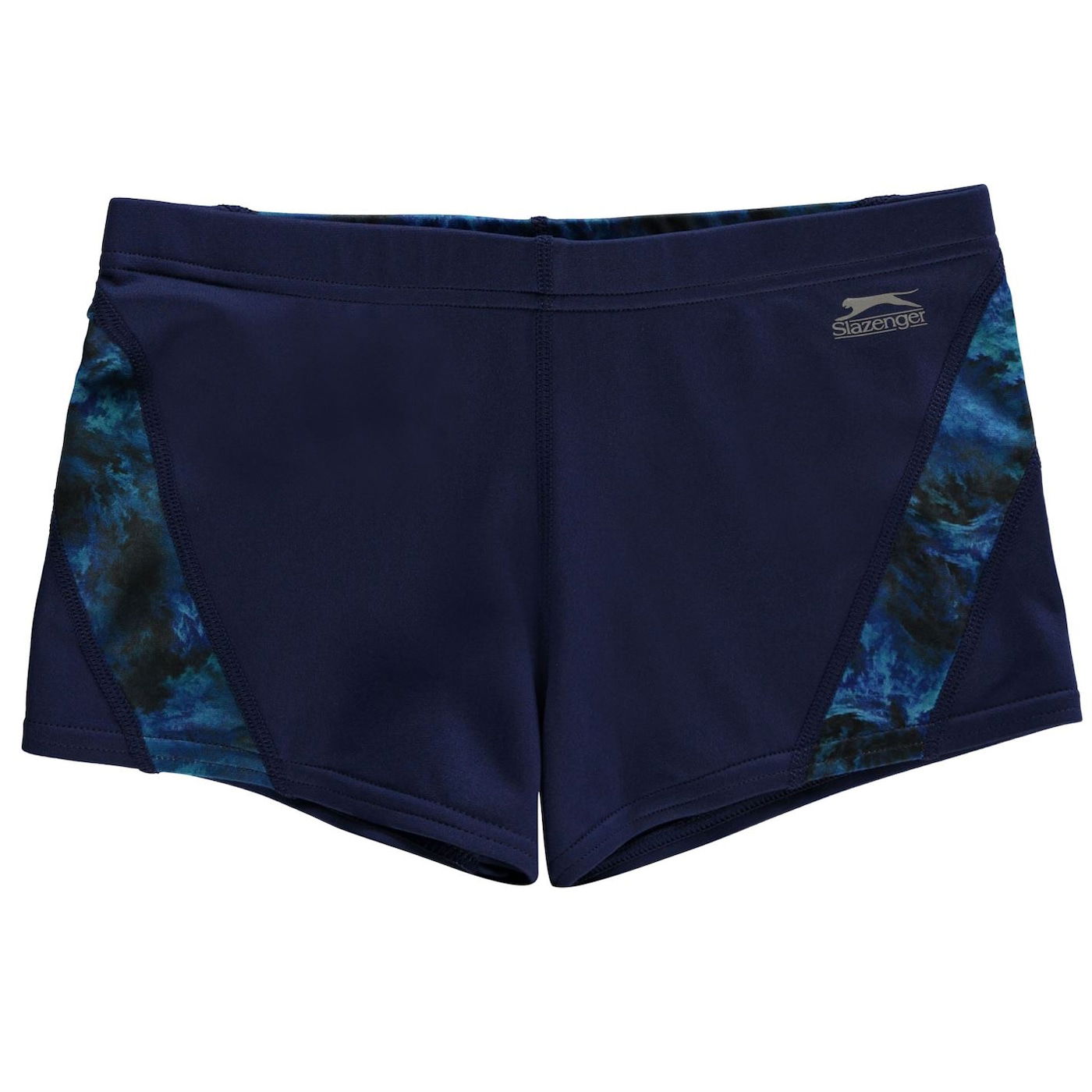 Slazenger Curve Panel Boxer Swim Shorts Junior Boys